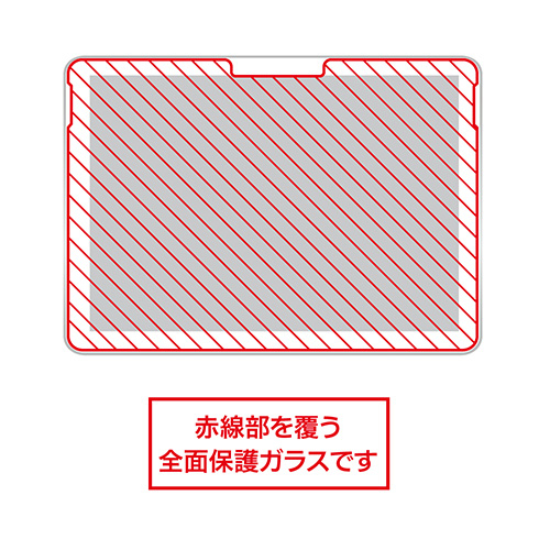 ナカバヤシ Surface Go用 ガラスフィルム(ブルーライトカット) TBF-SFG18GFLKBC (tm)