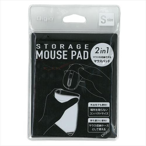 ナカバヤシ ストレージマウスパッド Sサイズ ブラック MUP-919BK (tm)
