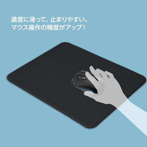 ナカバヤシ マウスパッド/3Dエッジ/グレー MUP-921GY (tm)