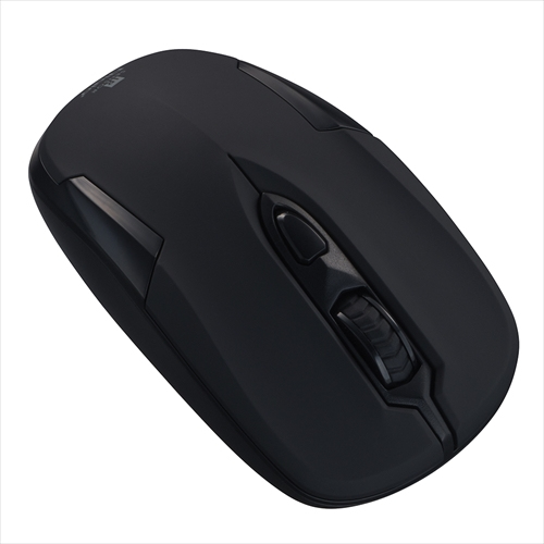 ナカバヤシ 無線静音3ボタンIRLEDマウス/ブラック MUS-RIT126BK (tm)