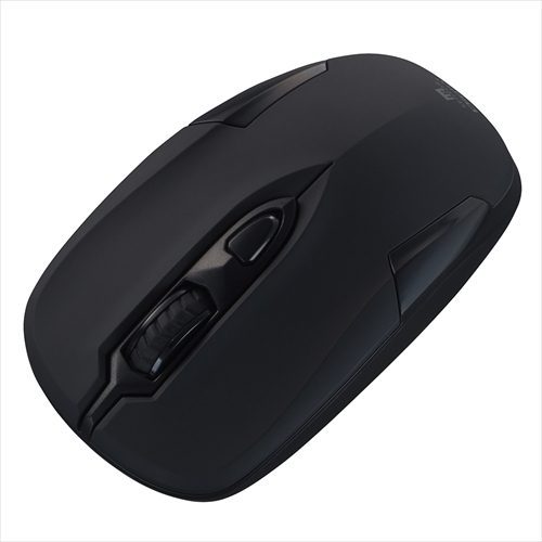 ナカバヤシ 無線静音3ボタンIRLEDマウス/ブラック MUS-RIT126BK (tm)