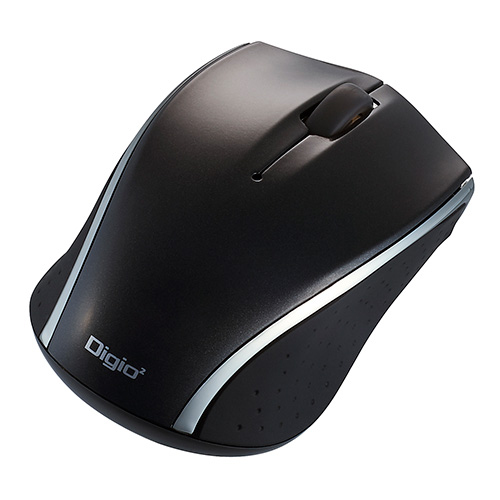 ナカバヤシ 小型無線3ボタンBlueLEDマウス MUS-RKT160BK ブラック (tm)