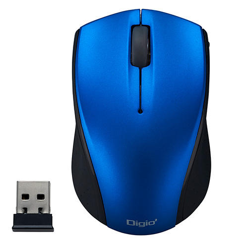 ナカバヤシ 小型無線3ボタンBlueLEDマウス MUS-RKT160BL ブルー (tm)