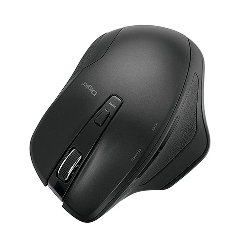 ナカバヤシ Digio2 無線静音5ボタンBlue LEDマウス MUS-RKF155BK ブラック (tm)