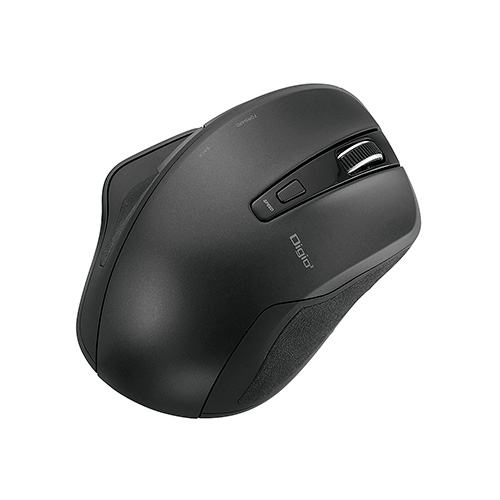 ナカバヤシ Digio2 無線静音5ボタンBlue LEDマウス MUS-RKF155BK ブラック (tm)