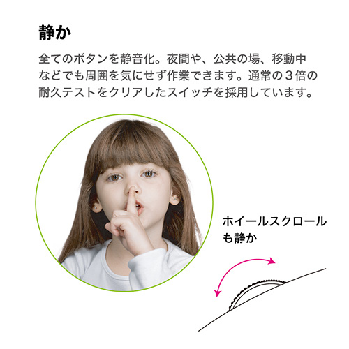 ナカバヤシ Digio2 無線静音5ボタンBlue LEDマウス MUS-RKF155BK ブラック (tm)