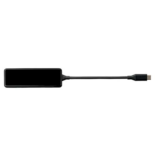 USB3.2Gen1Type-C 4ポート変換ガラスハブ ブラック UH-C3234BK (tm)