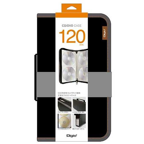 CD/DVDケース120枚入り/BK CD-091-120BK (tm)