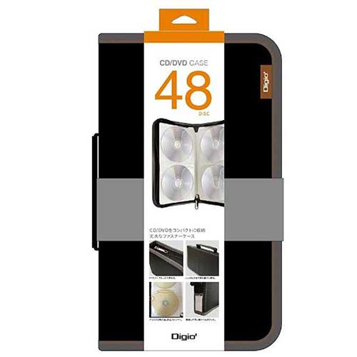 CD/DVDケース48枚入り/BK CD-091-48BK (tm)