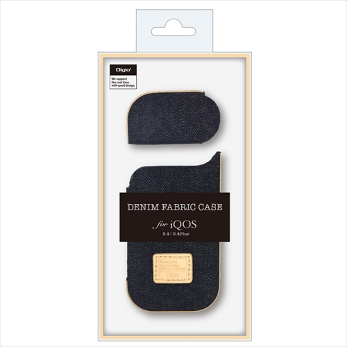 ナカバヤシ IQOS デニムケース/ブラック SZC-IQS04BK　(tm)　