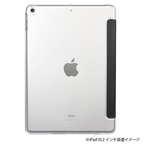 Digio2 iPad 10.2inch 2019用 軽量ハードケースカバー TBC-IP1900BK ブラック (tm)