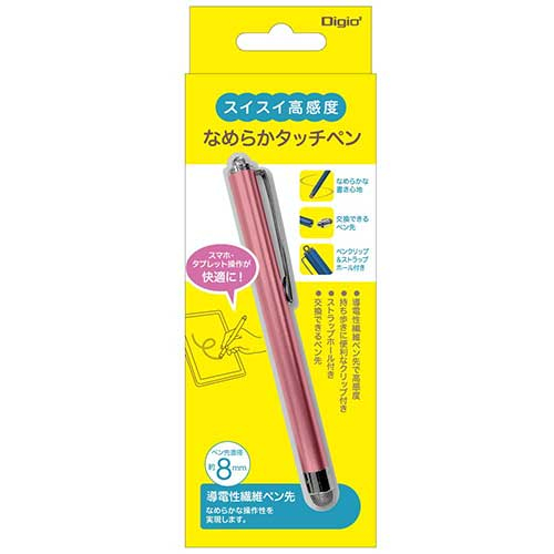 なめらかタッチペン/ピンク ECTP-18P (tm)