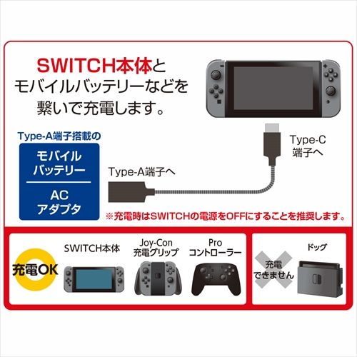 ナカバヤシ Type-Cストロングケーブル USB2.0/0.5m ZUH-SWICA205GY (tm)