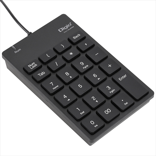 ナカバヤシ 有線静音テンキー/ブラック TNK-SU228BK (tm)