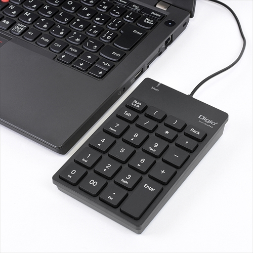 ナカバヤシ 有線静音テンキー/ブラック TNK-SU228BK (tm)