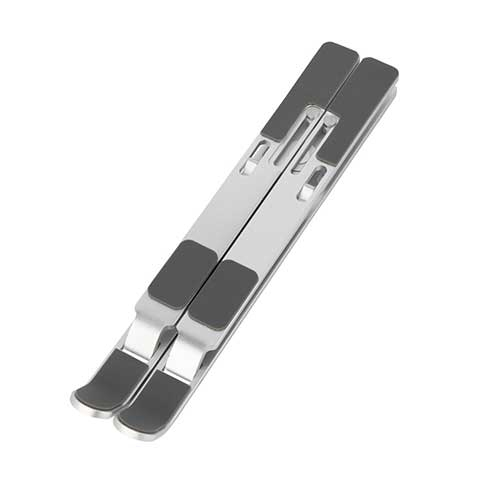 折りたたみノートPC・タブレットスタンド アルミ/シルバー NPA-001SL (tm)