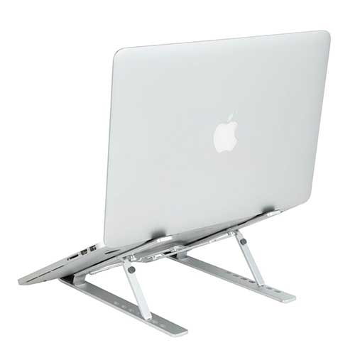 折りたたみノートPC・タブレットスタンド アルミ/シルバー NPA-001SL (tm)