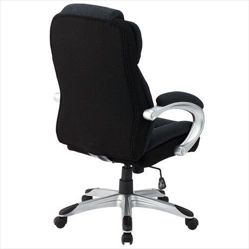 ナカバヤシ ファブリックポケットコイルチェア ブラック CCF-501BK　(tm)　