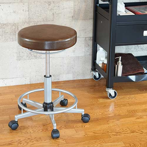 ラウンドハイチェア ダメージブラウン RZR-302DMS　(tm)　