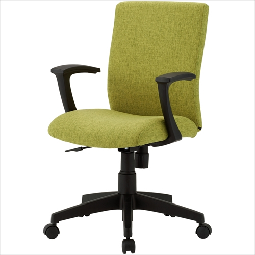 ナカバヤシ ファブリックチェア グリーン RZC-501G　(tm)　