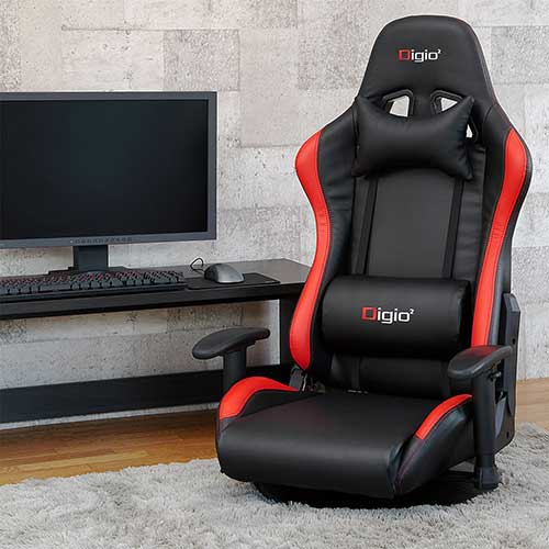 ゲーミングフロアチェア/レッド GMF-101-R (tm)