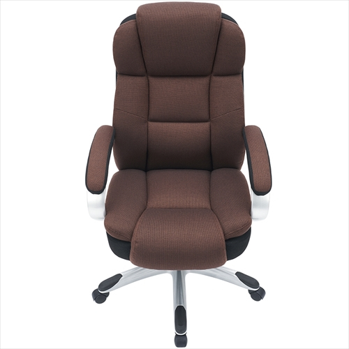 ナカバヤシ ファブリックポケットコイルチェア ブラウン CCF-501S　(tm)　