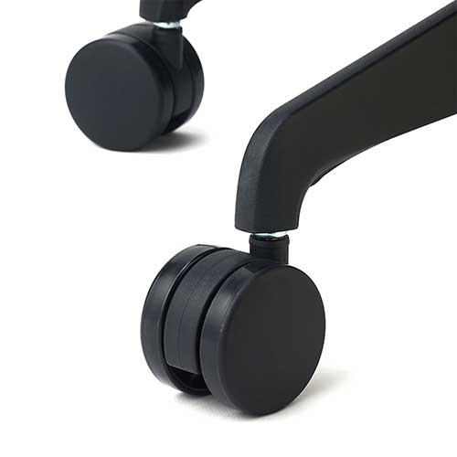 ナカバヤシ 高耐荷重チェア 肘付き/ブラック CKT-112-BK (tm)