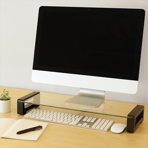 ナカバヤシ ガラスモニタースタンド PRK-G5822 (tm)