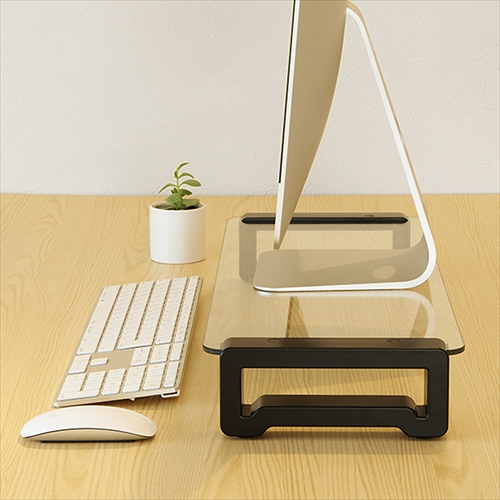 ナカバヤシ ガラスモニタースタンド PRK-G5822 (tm)