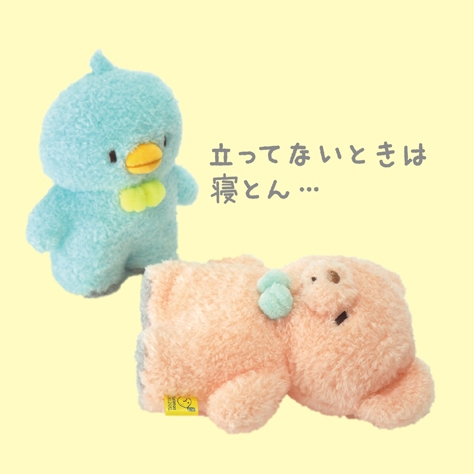 サンレモン　ふわふわたっとん ぬいぐるみ S くま PK  P-6482