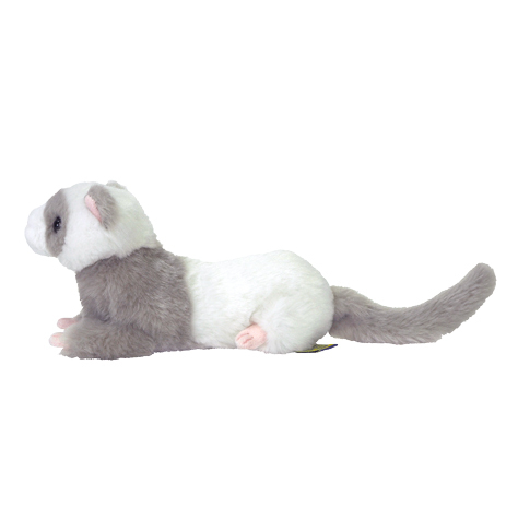サンレモン　フラッフィーズ ぬいぐるみ S フェレット  P-6552