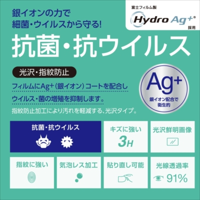 ナカバヤシ iPad10.2インチフィルムル学童用／抗菌抗ウイルス　TBF-IP20FLKAV-G　(tm)　 