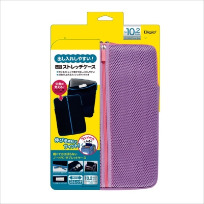 ナカバヤシ 10.2タブレット用ストレッチケース/ラベンダー SZC-TCF102LV (tm)