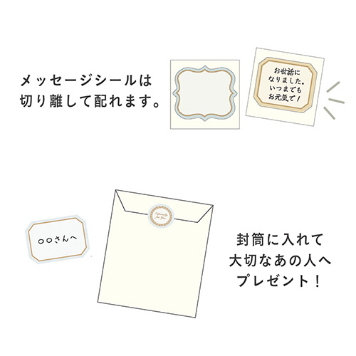 ナカバヤシ メッセージブック Sサイズ フラワー MBS-101-2