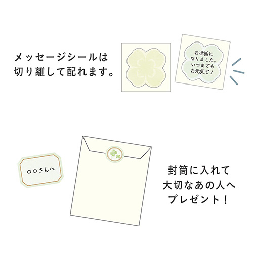 ナカバヤシ メッセージブック Sサイズ フラワー MBS-101-2