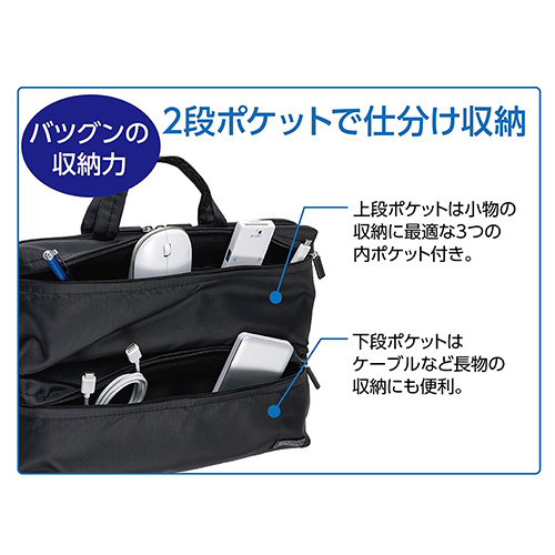 ナカバヤシ 11.6インチPC用インナーケースポケットタイプ ブラック SZC-FIXP004BK (tm)