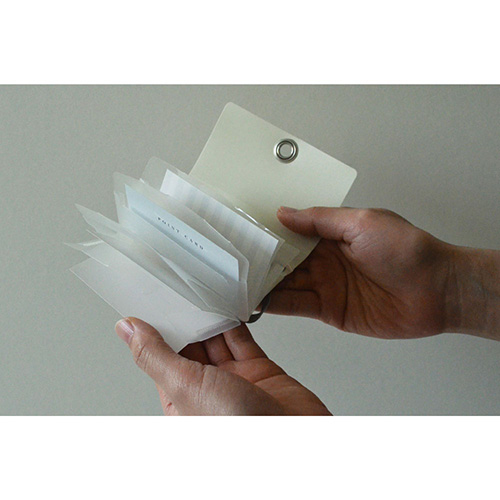 ナカバヤシ スライドフォルダーポイット カード6P ホワイト SFPO-C6W