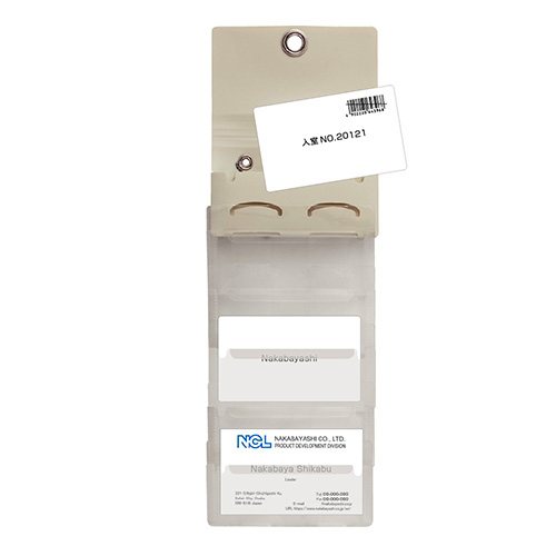 ナカバヤシ スライドフォルダーポイット カード6P ホワイト SFPO-C6W