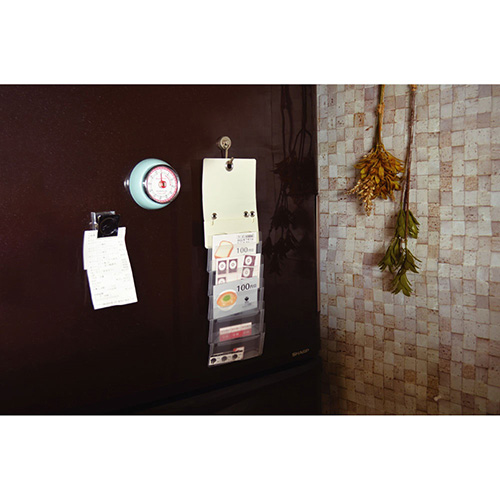 ナカバヤシ スライドフォルダーポイット カード6P ホワイト SFPO-C6W