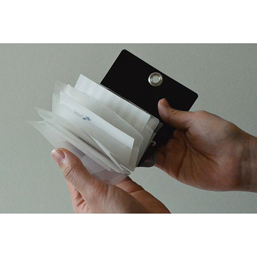 ナカバヤシ スライドフォルダーポイット カード6P ブラック SFPO-C6BK