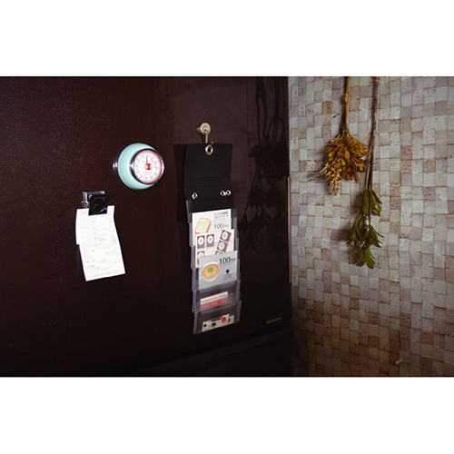 ナカバヤシ スライドフォルダーポイット カード6P ブラック SFPO-C6BK