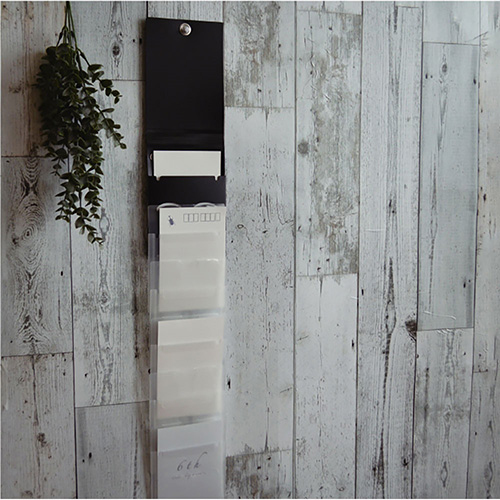 ナカバヤシ スライドフォルダーポイット ハガキ6P ブラック SFPO-H6BK