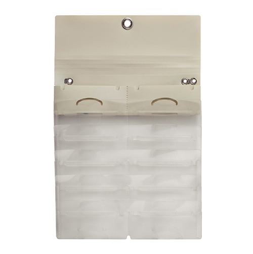 ナカバヤシ スライドフォルダーポイット カード12P ホワイト SFPO-C12W