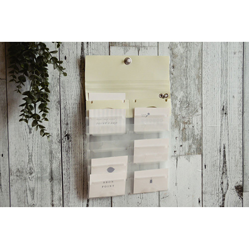 ナカバヤシ スライドフォルダーポイット カード12P ホワイト SFPO-C12W