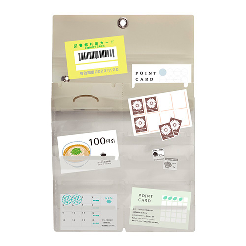 ナカバヤシ スライドフォルダーポイット カード12P ホワイト SFPO-C12W