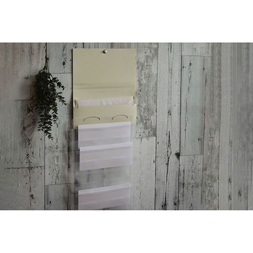 ナカバヤシ スライドフォルダーポイット 長3封筒6P ホワイト SFPO-N3H6W