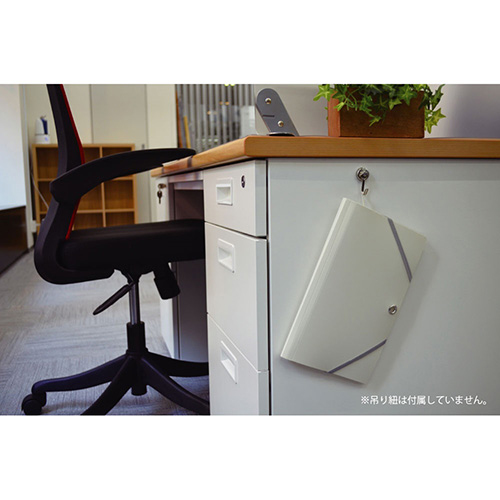 ナカバヤシ スライドフォルダーポイット 長3封筒6P ホワイト SFPO-N3H6W