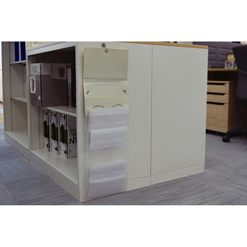 ナカバヤシ スライドフォルダーポイット 長3封筒6P ホワイト SFPO-N3H6W