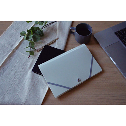 ナカバヤシ スライドフォルダーポイット 長3封筒6P ホワイト SFPO-N3H6W