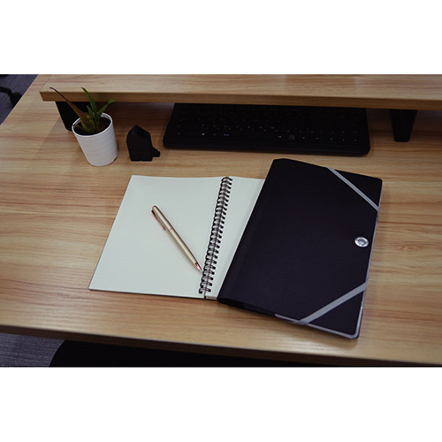 ナカバヤシ スライドフォルダーポイット 長3封筒6P ブラック SFPO-N3H6BK